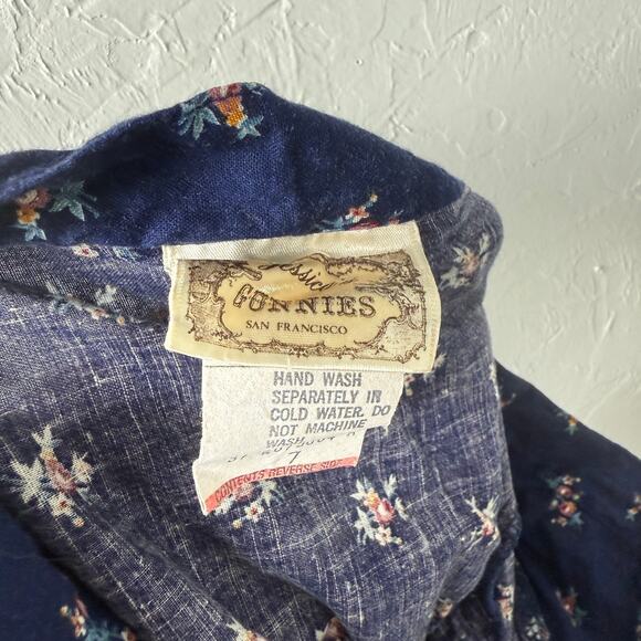 Vintage 70s Gunne Sax Womens Skirt 7 Floral Cottagecore Maxi Prairie Boho L3-7 - Picture 6 of 7